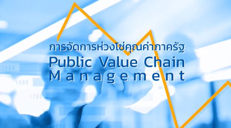 การจัดการห่วงโซ่คุณค่าภาครัฐ | Public Value Chain Management 00104