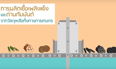 การผลิตเชื้อเพลิงแข็งและถ่านกัมมันต์จากวัสดุเหลือทิ้งทางการเกษตร | The production of solid fuel and activated carbon from agricultural waste 00147