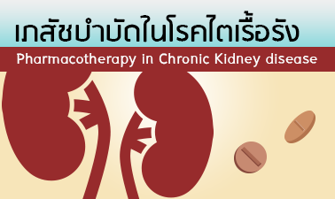 เภสัชบำบัดในโรคไตเรื้อรัง | Pharmacotherapy in Chronic Kidney Disease: The Basics 00405